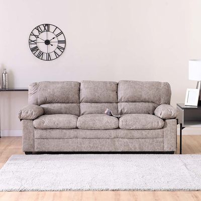 Empress 3+2 Seater Fabric Sofa Set - Light Brown