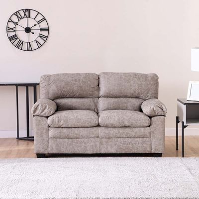 Empress 3+2 Seater Fabric Sofa Set - Light Brown