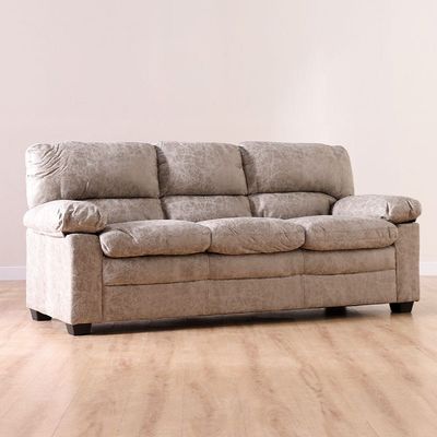 Empress 3+2 Seater Fabric Sofa Set - Light Brown