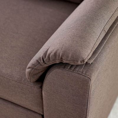 Balmond 3 Seater Fabric Sofa Bed - Brown