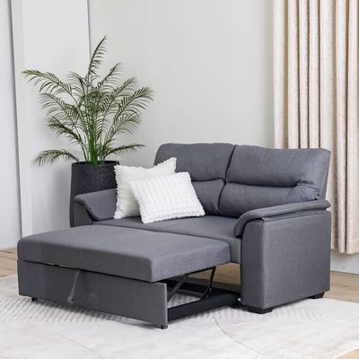 Balmond 3 Seater Fabric Sofa Bed - Grey