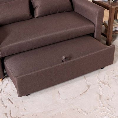 Alpha 2-Seater Fabric Sofa Bed