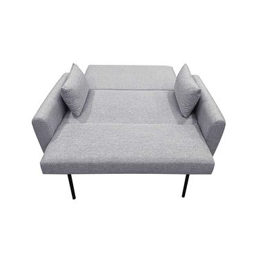 Alpha 2 Seater Fabric Sofabed - Grey