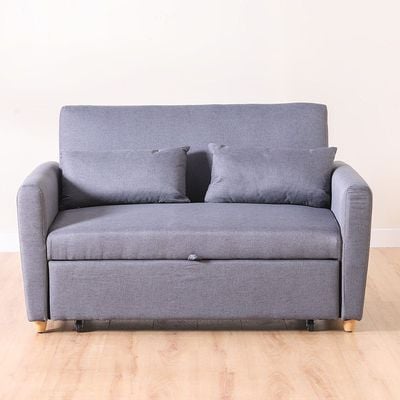 Alpha 2-Seater Fabric Sofa Bed