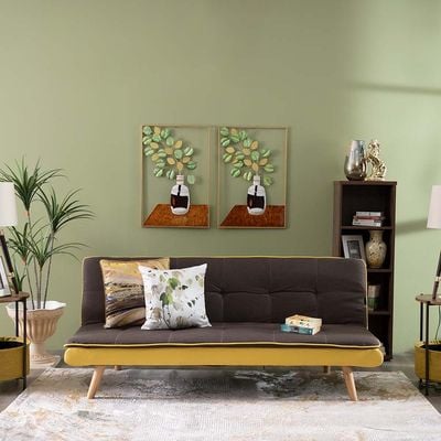 Beatrice 3-Seater Fabric Sofa Bed