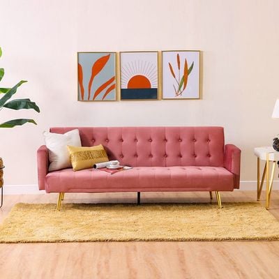 Claude 3-Seater Fabric Sofa Bed