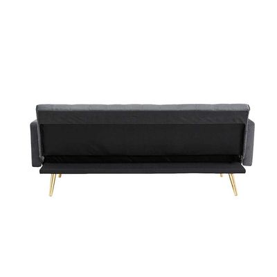 Claude 3 Seater Fabric Sofa Bed - Grey