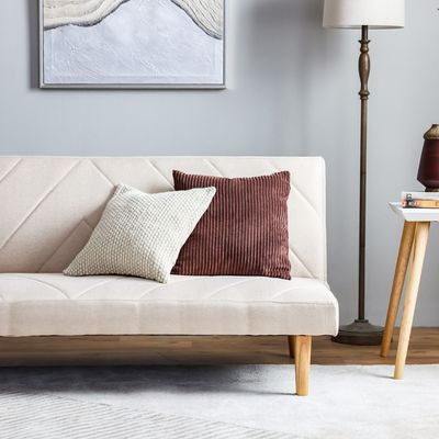 Eudora 3-Seater Fabric Sofa Bed