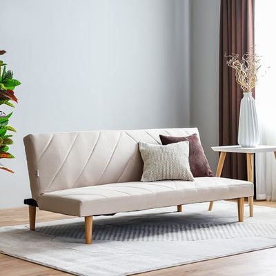 Eudora 3-Seater Fabric Sofa Bed