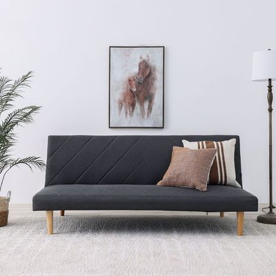 Eudora 3-Seater Fabric Sofa Bed