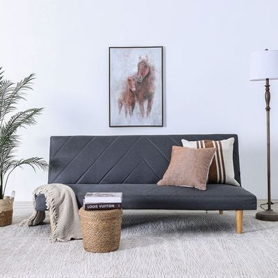 Eudora 3-Seater Fabric Sofa Bed