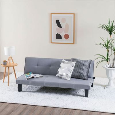 Alonzo Fabric Sofabed - Light Grey