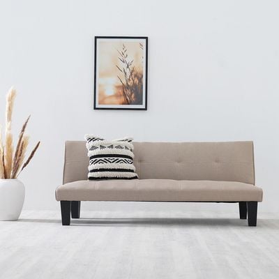 ألونزو - أريكة سرير قماش - كريمي