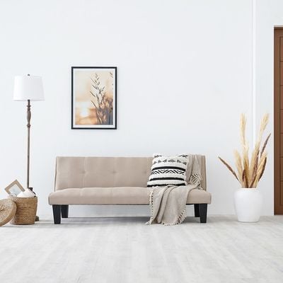 Alonzo Fabric Sofa Bed - Cream