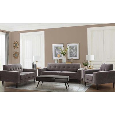 San Dimas 3+2+1 Seater Fabric Sofa Set-Gryet Grey