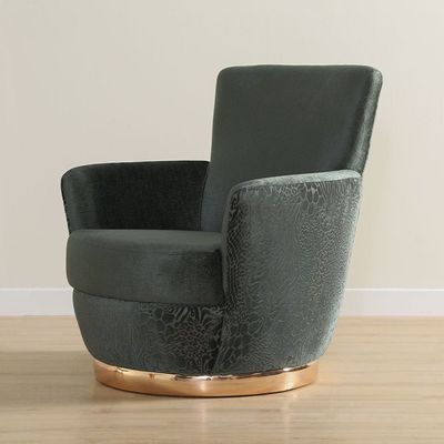 Bonita 1 Seater Fabric Sofa-Deep Green