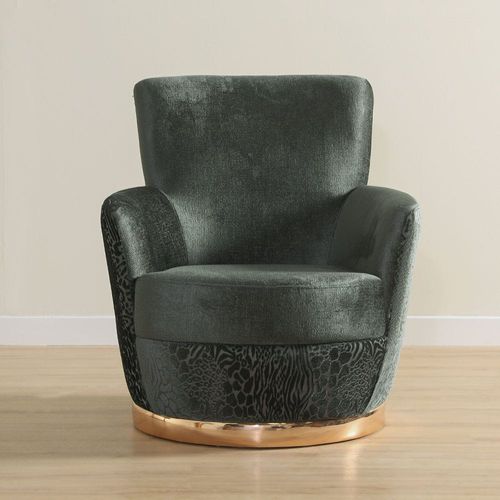Bonita 1 Seater Fabric Sofa-Deep Green