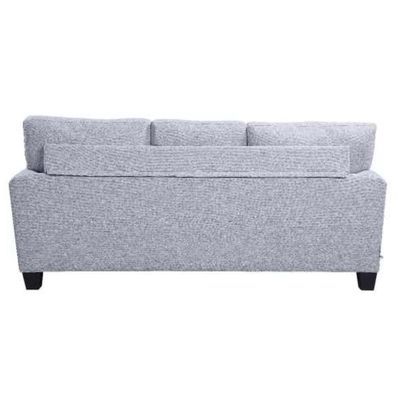 Dahlia 3-Seater Fabric Sofa - Light Grey