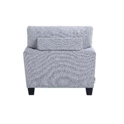 Dahlia One Seater Fabric Sofa-Light Grey