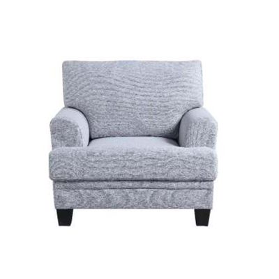 Dahlia One Seater Fabric Sofa-Light Grey