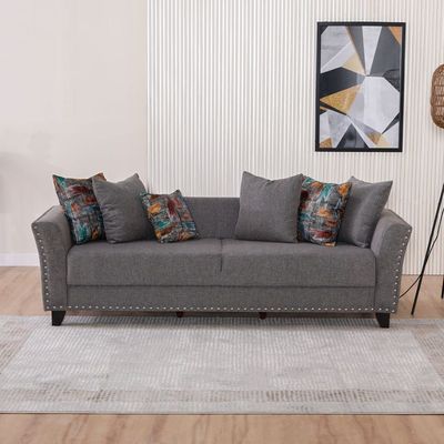 Ashley 3-Seater Fabric Sofa