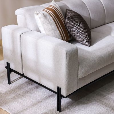 Form 3-Seater Fabric Sofa