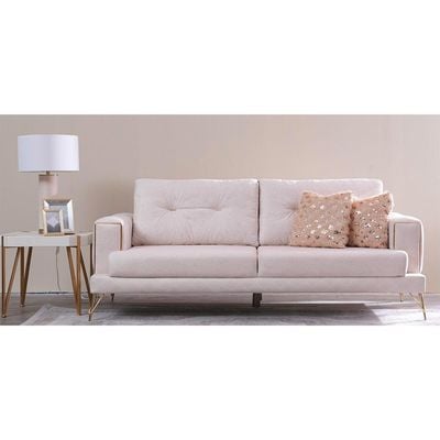 Asir 3+1 Seater Fabric Sofa Set -Beige