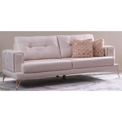 Asir 3+1 Seater Fabric Sofa Set -Beige
