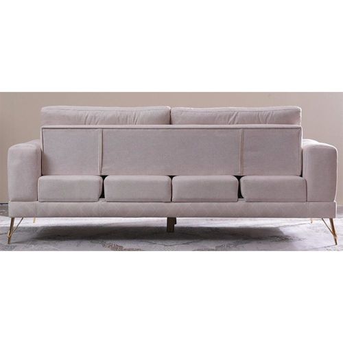 Asir 3+1 Seater Fabric Sofa Set -Beige