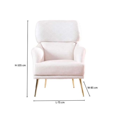 Asir 1-Seater Fabric Sofa