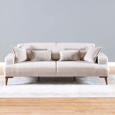 Sude 3-Seater Fabric Sofa