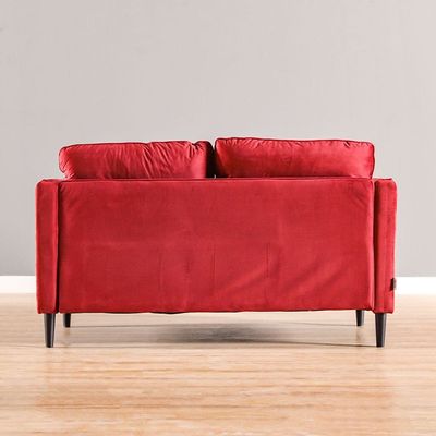 Rabiya Fabric Sofa Set-Red