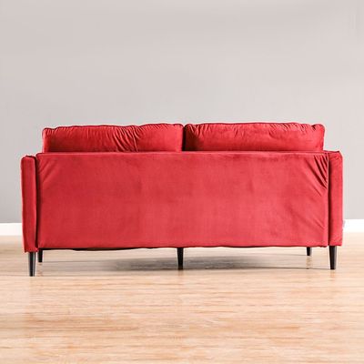 Rabiya Fabric Sofa Set-Red