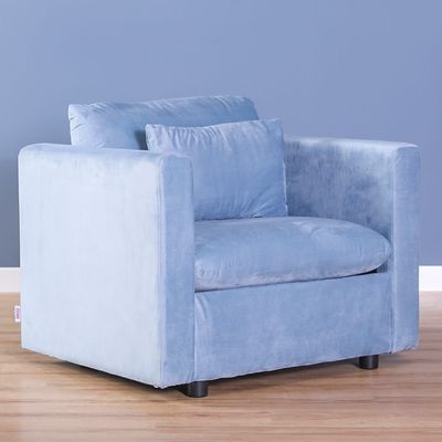 Gazini Fabric Sofa Set-Blue