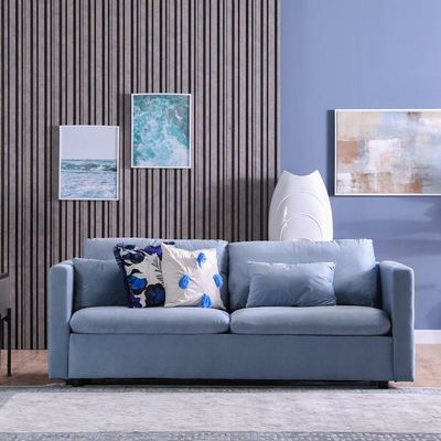 Gazini Fabric Sofa Set-Blue