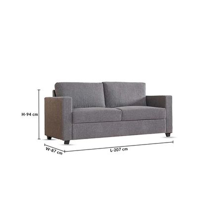 Warren 3-Seater Fabric Sofa