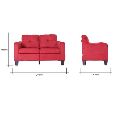 Kenford 2-Seater Fabric Sofa