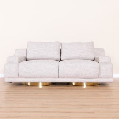 Elizabeth 3-Seater Fabric Sofa - Beige - With 2-Year Warranty