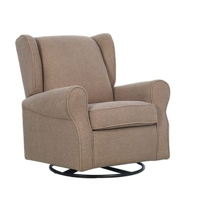 Dobbin 1 Seater Swivel Chair with Glider - Taupe