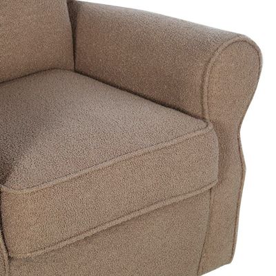 Dobbin 1 Seater Swivel Chair with Glider - Taupe