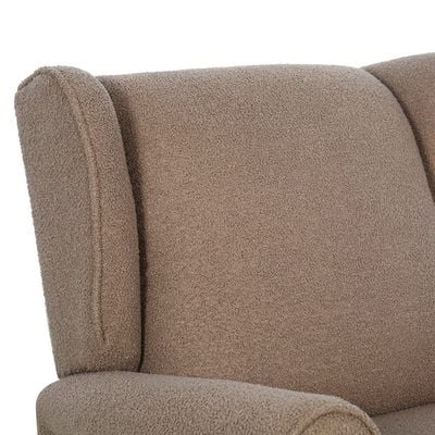 Dobbin 1 Seater Swivel Chair with Glider - Taupe