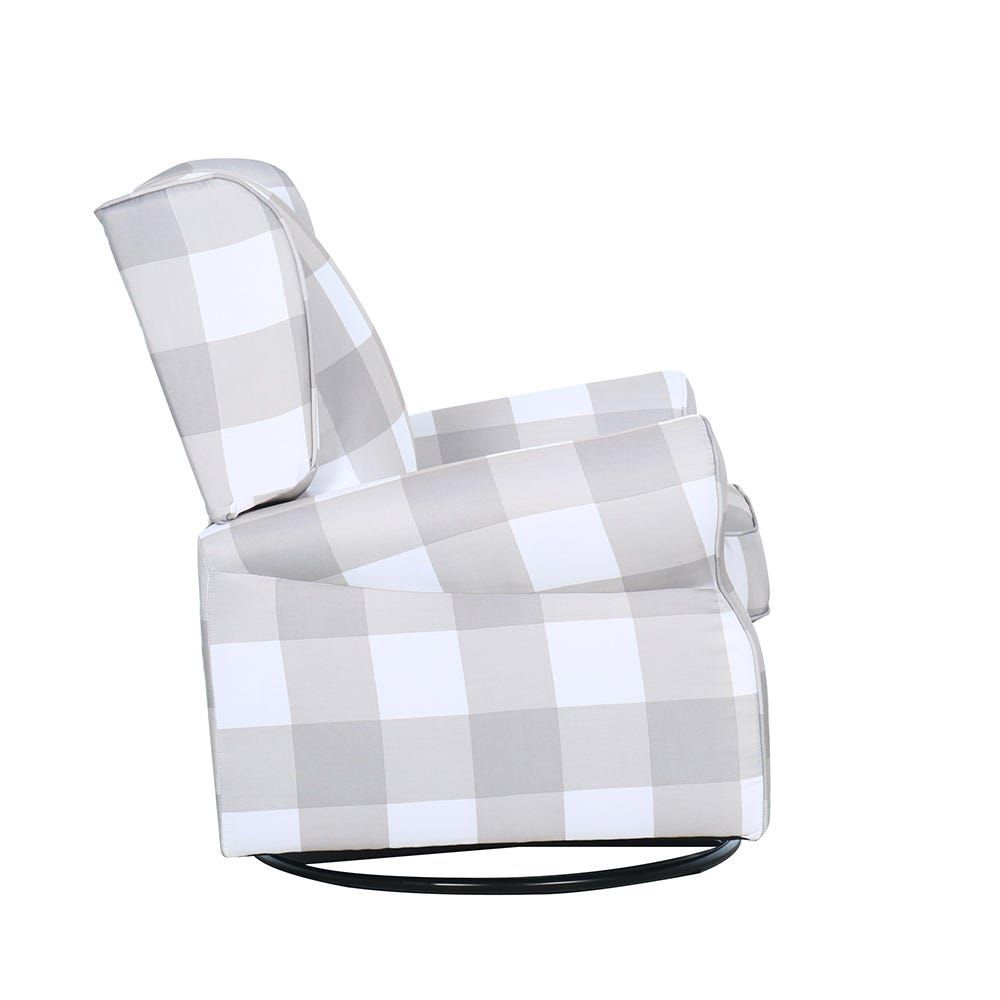 Plaid deals swivel chair