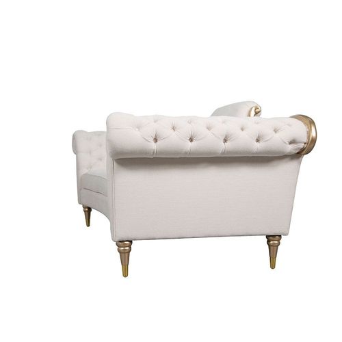 Maldives 3-Seater Fabric Sofa - Beige - With 2-Year Warranty