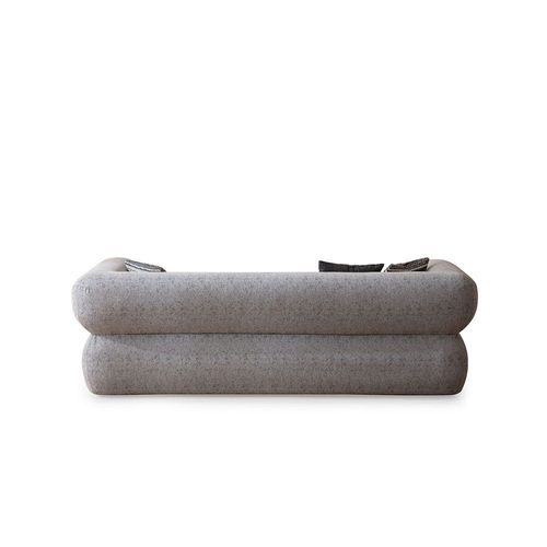 Prada 3-Seater Fabric Sofa - Grey
