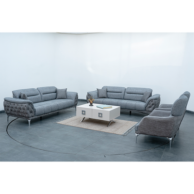 Vitalli 1 Seater Fabric Sofa - Grey