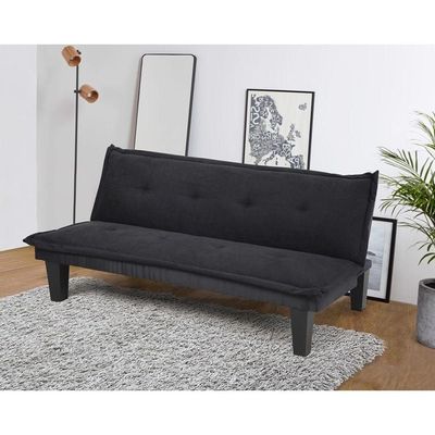 Manolo Fabric Sofabed - Black