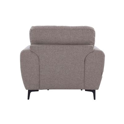 Glasgow 1 Seater Fabric Sofa - Warm Grey