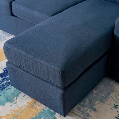 Lara 3-Seater Fabric Left & Right Reversible Corner Sofa