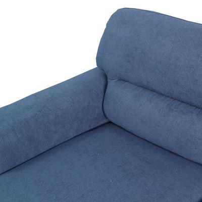 Sky Reversible L/R Fabric Corner Sofa - Blue