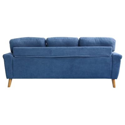 Sky Reversible L/R Fabric Corner Sofa - Blue